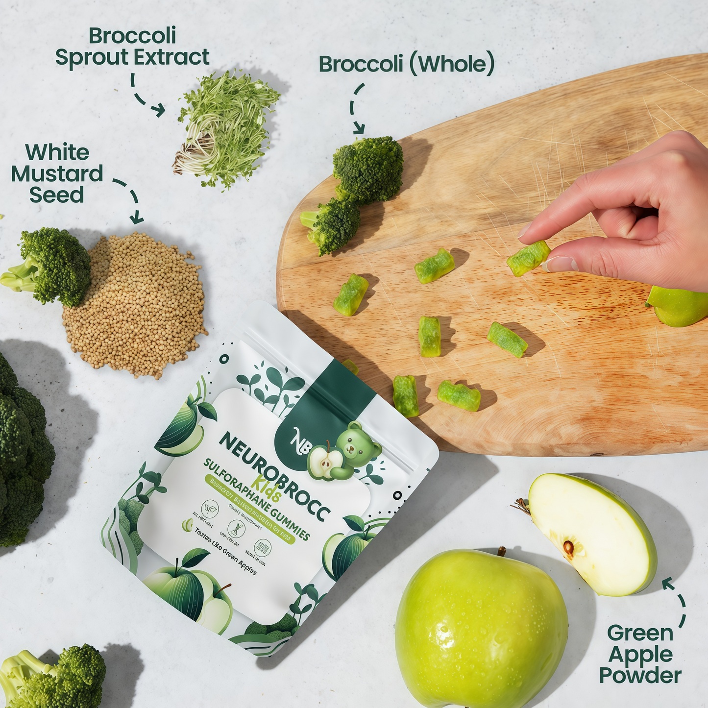 The Brain-Boosting Broccoli Gummy Your Kids Actually Want to Eat🥦